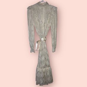 Vintage Ivory Lace Prairie Dress